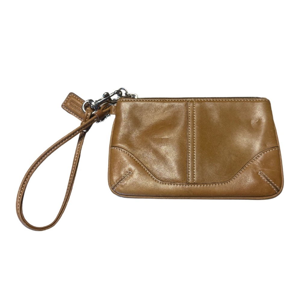 Coach Wristlet - Small - Tan
